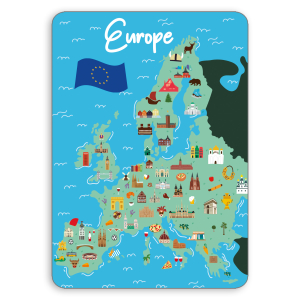 12841 Europese landkaart