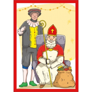 12593 Sinterklaas met zak kadootjes