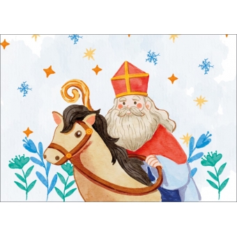 12608 Sinterklaas op paard