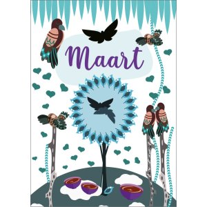 12773 Maart Maandkaarten Bos en dieren