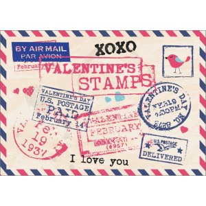 12082 Valentine's stamps