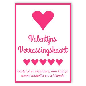 12919 Valentijns verrassingskaart